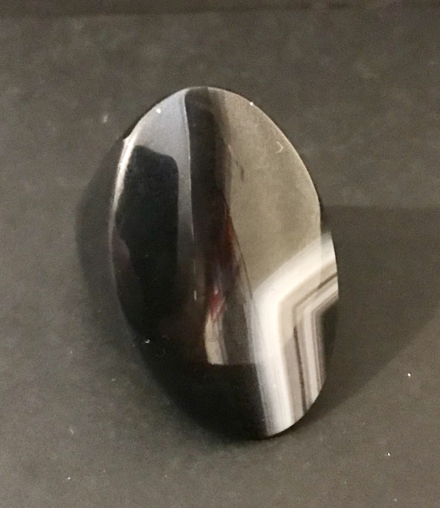 Onyx-Ring  ( Streifen-Achat)